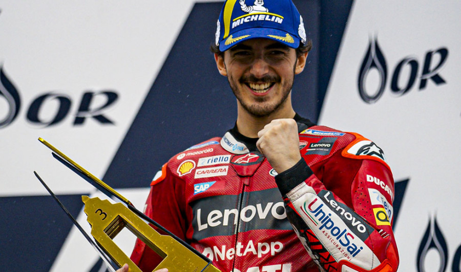 Bagnaia estrecha el cerco sobre Quartararo