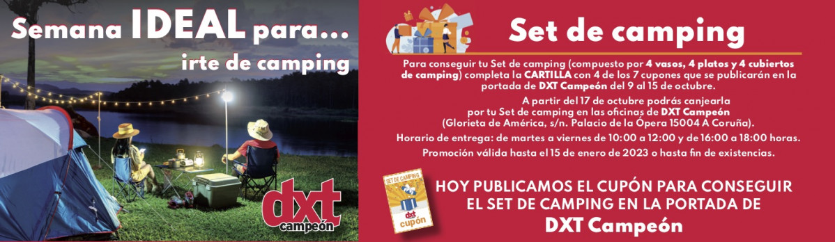 PROMO SET CAMPING cartilla DXT 5x2