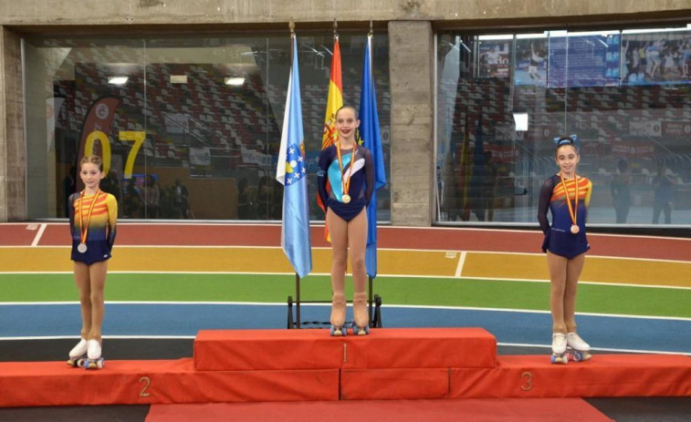 Marta Fraga, oro en la categoría alevín