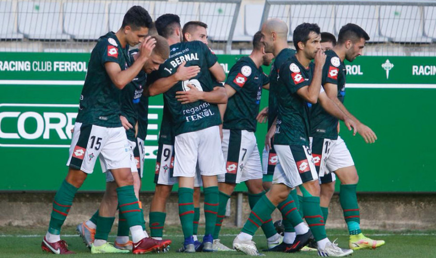 El Racing de Ferrol resiste como invicto al ganar al Talavera (1-0)