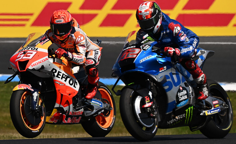 Rins logra su primer triunfo, Márquez su primer podio y Bagnaia el liderato