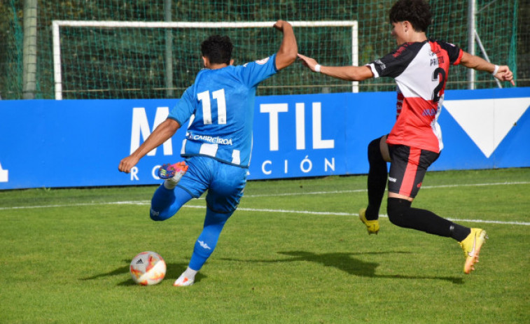 Un Arosa juvenil con demasiados altibajos cae ante el Dépor (4-1)