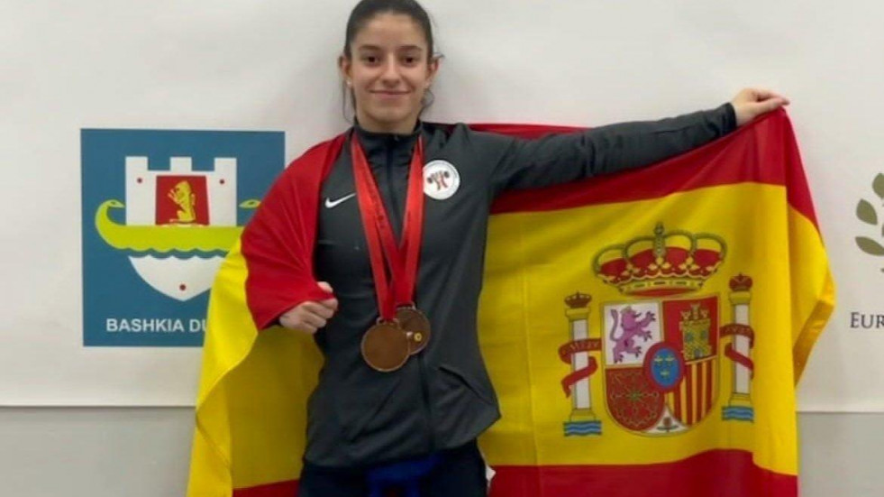 Ruth Fuentefría se cuelga dos bronces en el Europeo júnior