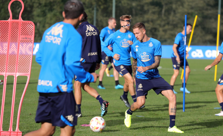 El Depor se ejercita sin Jaime ni Granero