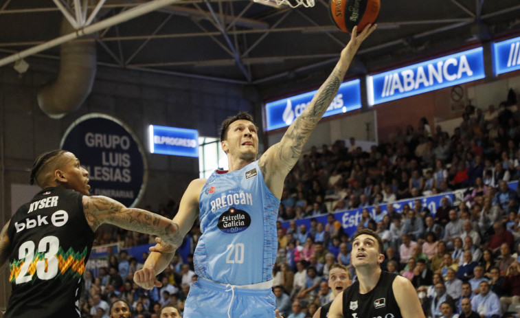 Quintela y Arteaga disipan las dudas del Río Breogán ante el Bilbao Basket (86 - 70)