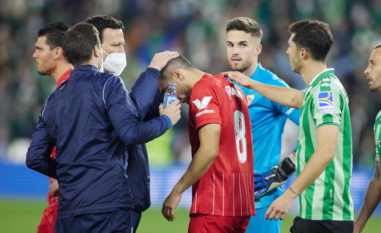 Archivada la causa por el lanzamiento del palo en el derbi copero Betis-Sevilla