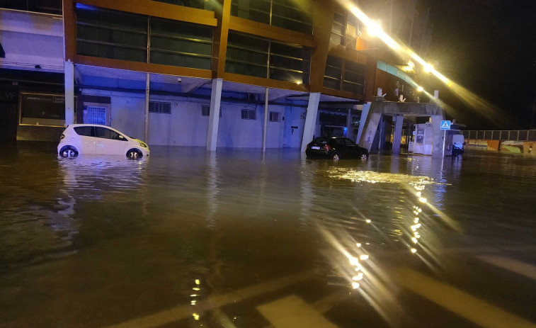 Balaídos sufre inundaciones a 24 horas del Celta B- Real Madrid Castilla
