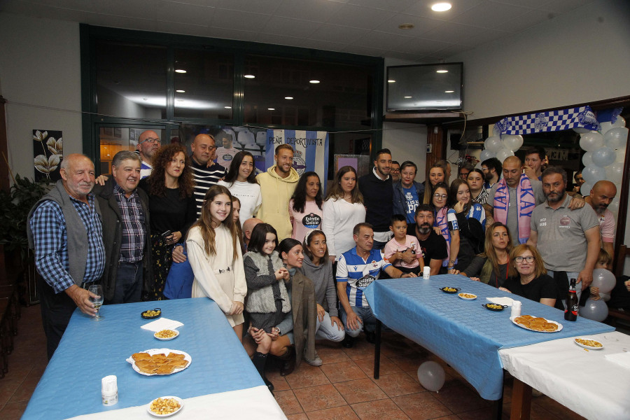 La peña Ian Mackay  da sus primeros pasos