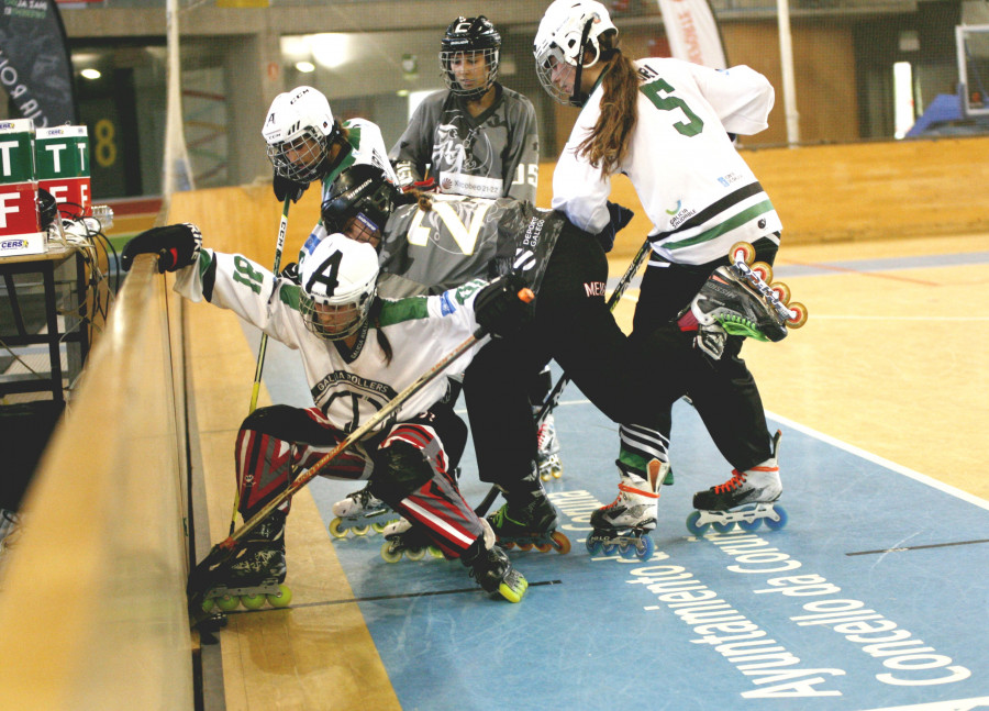 El Alquimia vence al Galicia Rollers en el derbi coruñés de hockey línea