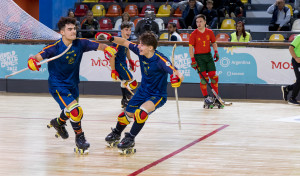 Bruno Saavedra firma un doblete en el empate de España contra Portugal