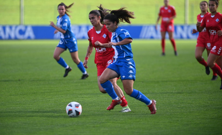 Sara Navarro da el triunfo en el minuto 95 a un Depor Abanca fallón en ataque