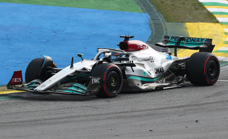 Russell logra su primera victoria en la F1 y Sainz acaba tercero en Brasil