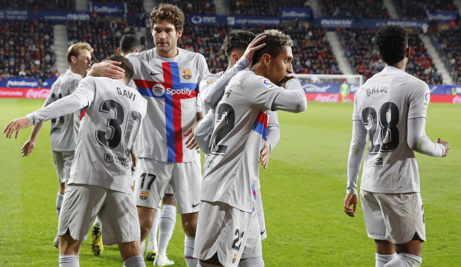 El Barça, el equipo menos goleado de las cinco grandes ligas europeas