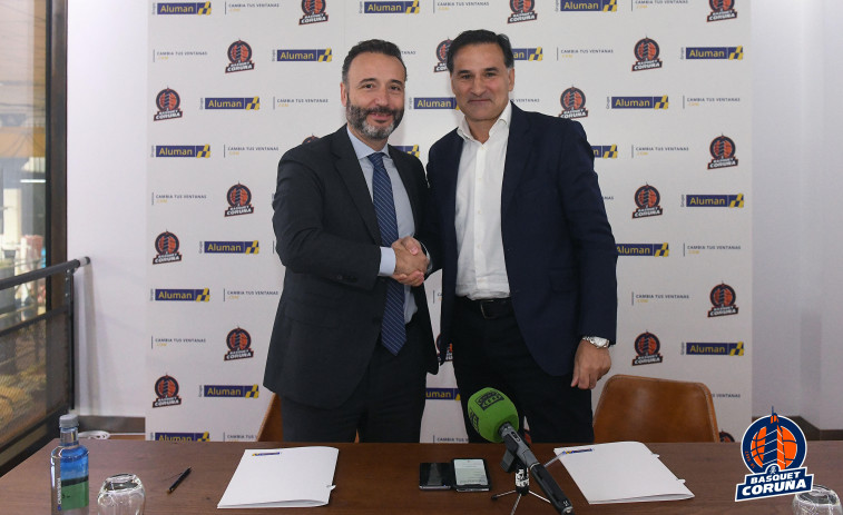 La empresa Aluman y el Club Basquet Coruña renuevan su acuerdo de patrocinio