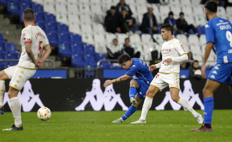 El Depor protagonizó su mayor ofensiva ante la ‘Cultu’, pese a no ganar