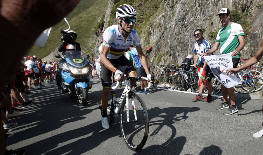 Alejandro Valverde:  "El Mundial fue lo máximo y con él ya me pude retirar tranquilo"