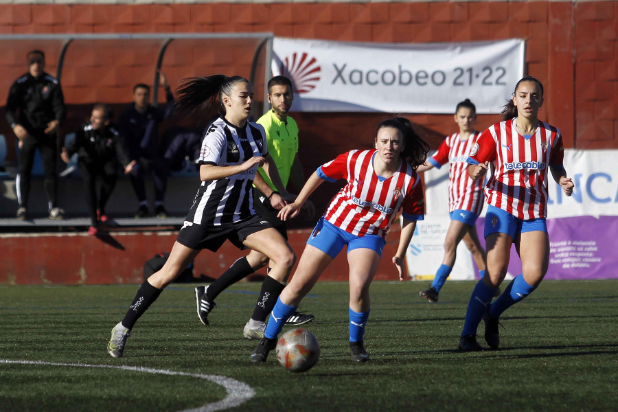 Meritorio punto del Victoria CF ante el potente Sporting de Gijón (1-1)