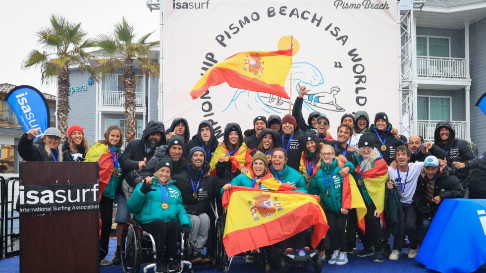 España, bronce por equipos en el Mundial de surf adaptado