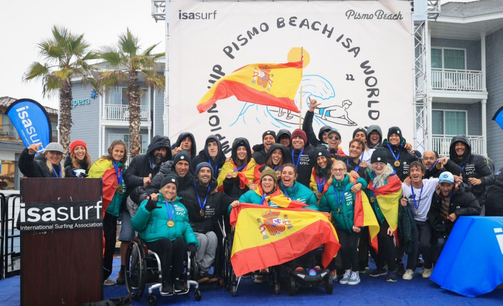 España, bronce por equipos en el Mundial de surf adaptado