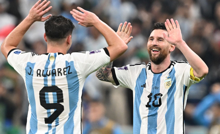 Messi y Julián Álvarez conducen a Argentina a la final (3-0)