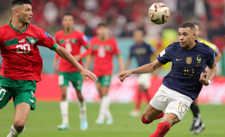 Francia vence a Marruecos y se cita con Argentina en la final (2-0)