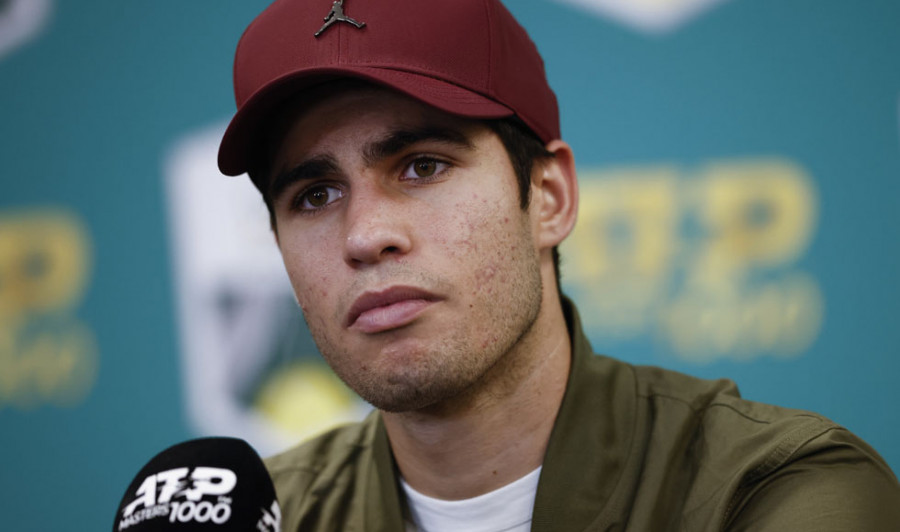 Alcaraz, lesionado, baja para el Abierto de Australia