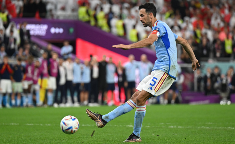 Busquets pone punto y final a su trayectoria con la selección española