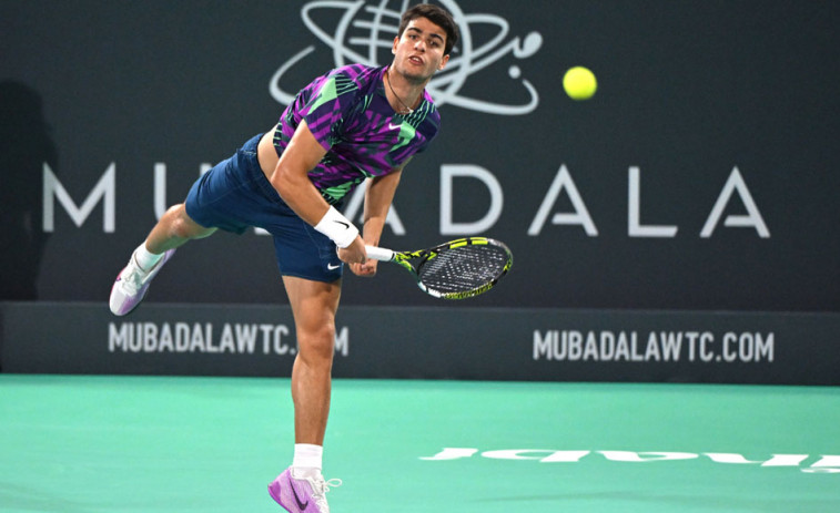 Rublev descubre la falta de rodaje de Alcaraz