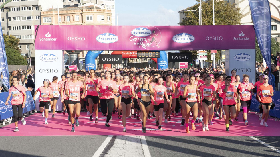 Más de 5.000 personas participarán este domingo en la Carrera de la Mujer en A Coruña