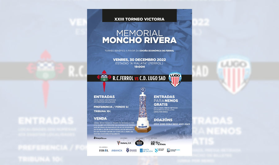 El Memorial Moncho Rivera enfrentará al Racing y al Lugo el viernes 30