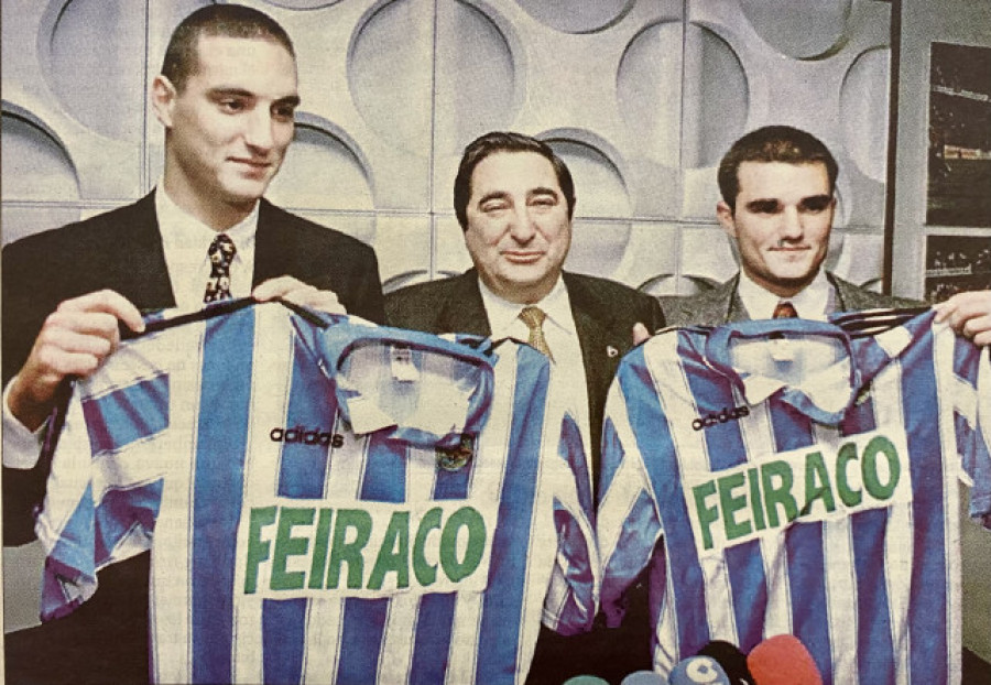Hace 25 años: Lionel Scaloni promete "garra" para el Deportivo