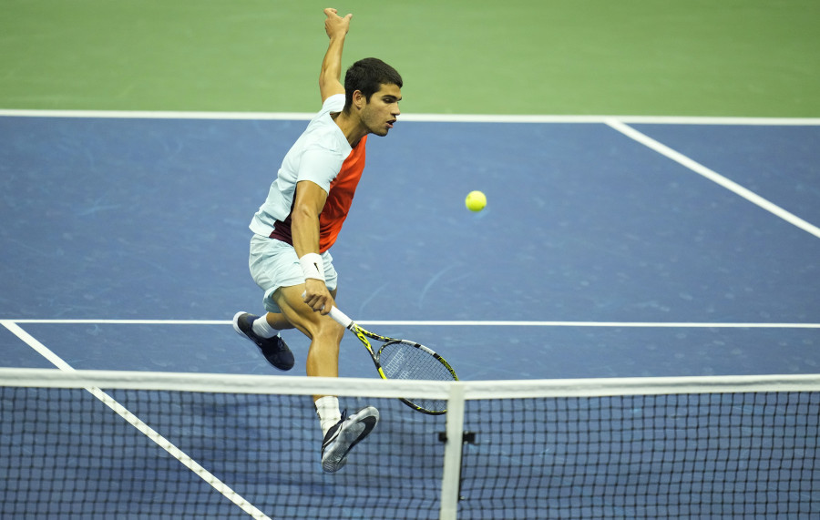 Las zapatillas de Alcaraz en el US Open se subastan y vuelan a Nueva York