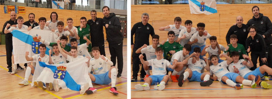 Galicia da el primer paso, Sub 19 (3-2) Sub 16 (3-1)