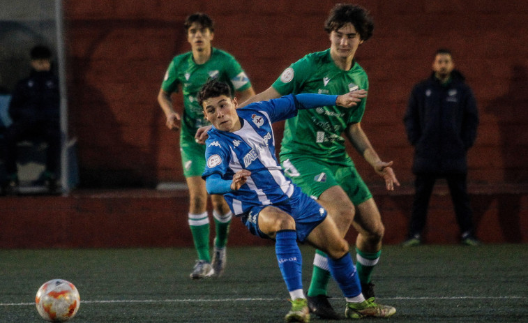 Deportivo y Ural, polos opuestos en la primera vuelta en División de Honor Juvenil