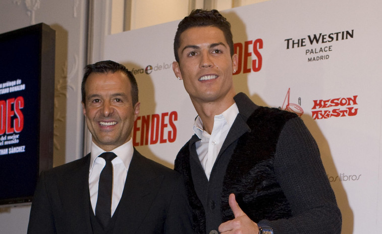 Cristiano Ronaldo ya no está representado por Jorge Mendes, según la prensa lusa