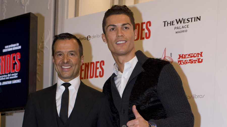Cristiano Ronaldo ya no está representado por Jorge Mendes, según la prensa lusa