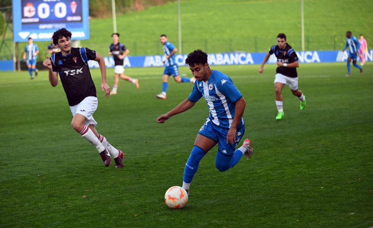 Tropezón del Juvenil A del Deportivo ante el Marina Sport (2-2)