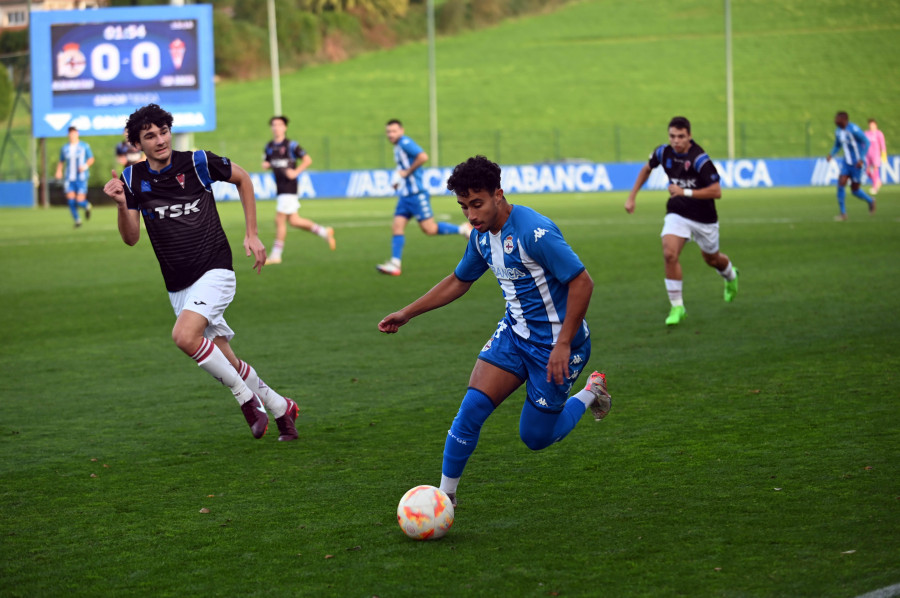 Tropezón del Juvenil A del Deportivo ante el Marina Sport (2-2)