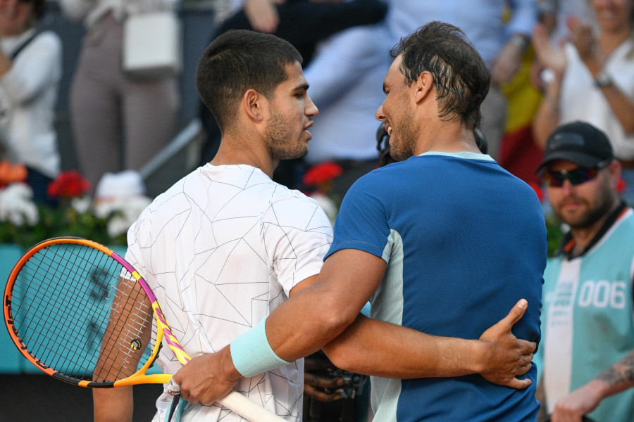 Alcaraz, Nadal y Ruud mantienen posiciones en el primer podio de 2023