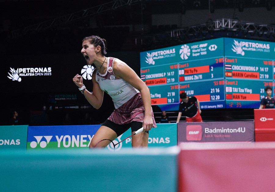 Carolina Marín, a cuartos de final