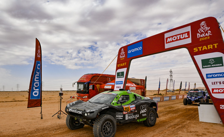 Sergio Vallejo abandona el Dakar con la duda de si podrá volver a correrlo