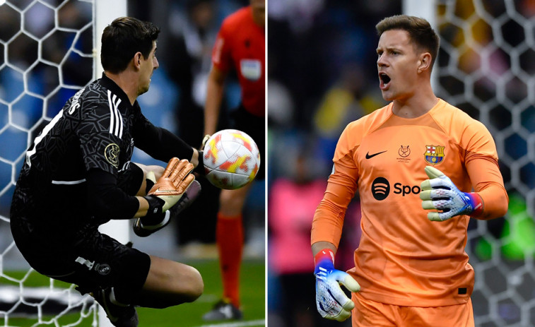 Courtois-Ter Stegen, el duelo del clásico en Arabia Saudí