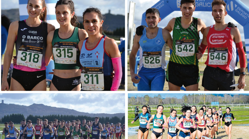 Laura Santos y Esteban Iglesia, nuevos campeones gallegos