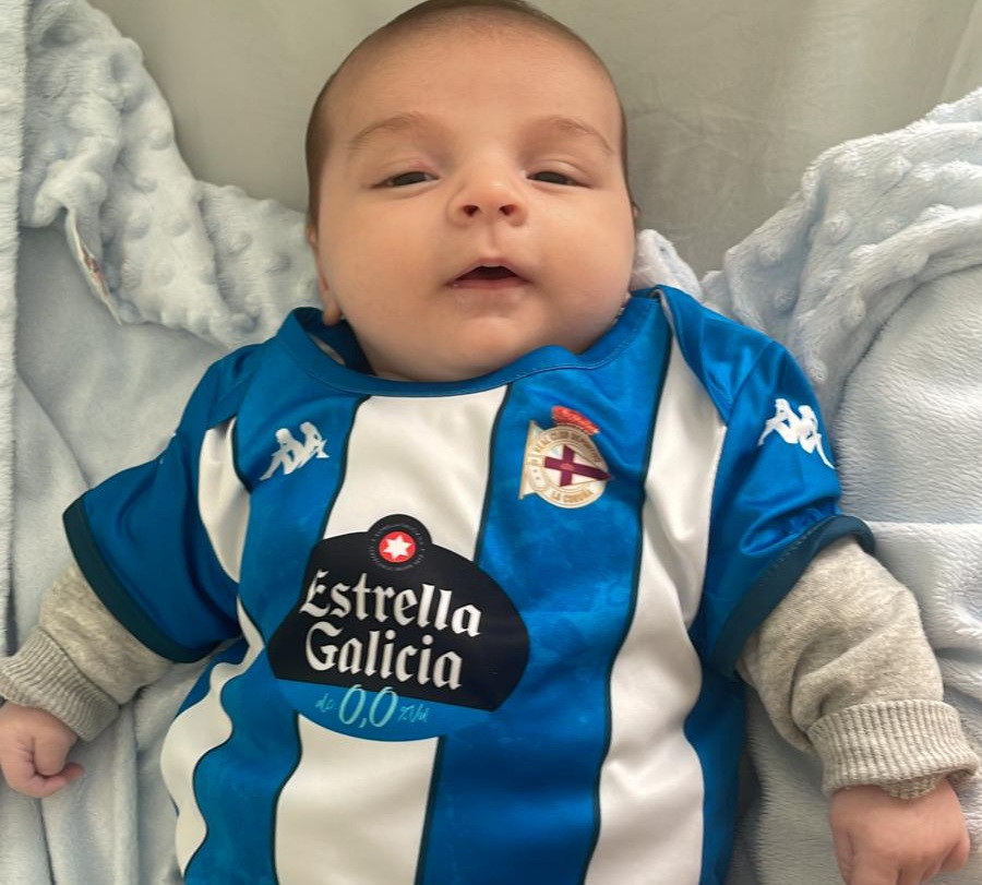 El bebé Leo Bardanca, nuevo miembro de la gran familia deportivista