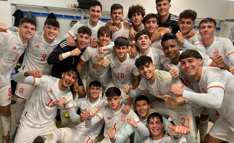 Asistencia de Kevin y debut internacional de Manu Berrocal en el triunfo de España sub-18