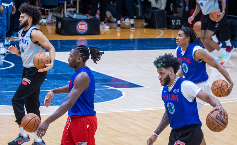 París se engalana para acoger un clásico de la NBA: Pistons contra los Bulls