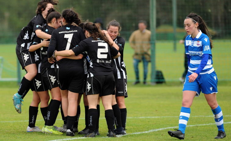 Más de tres años de dominio del Victoria en el derbi coruñés ante el Deportivo Abanca B