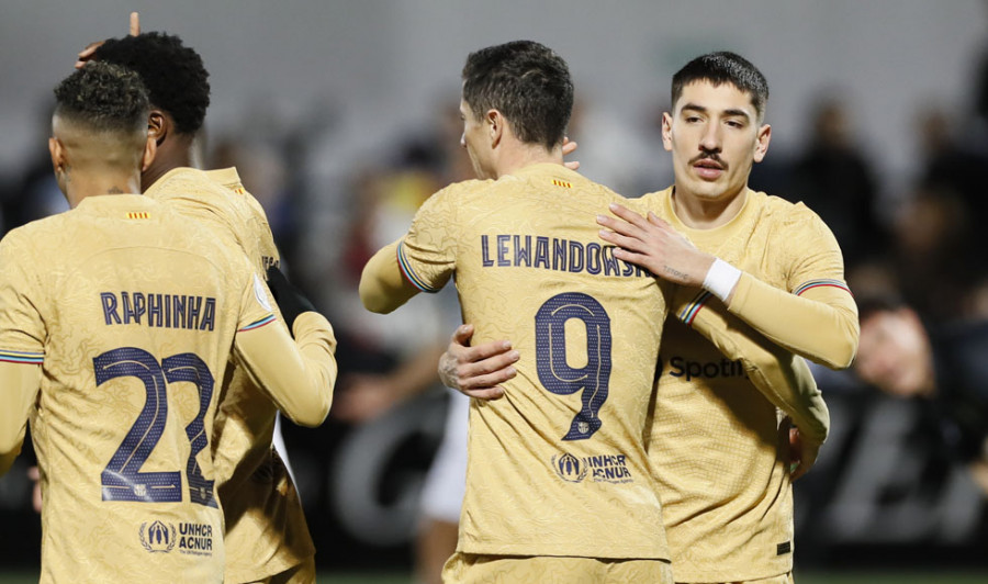 Raphinha, Lewandowski, Ansu Fati y Kessié acaban con el Ceuta (0-5)