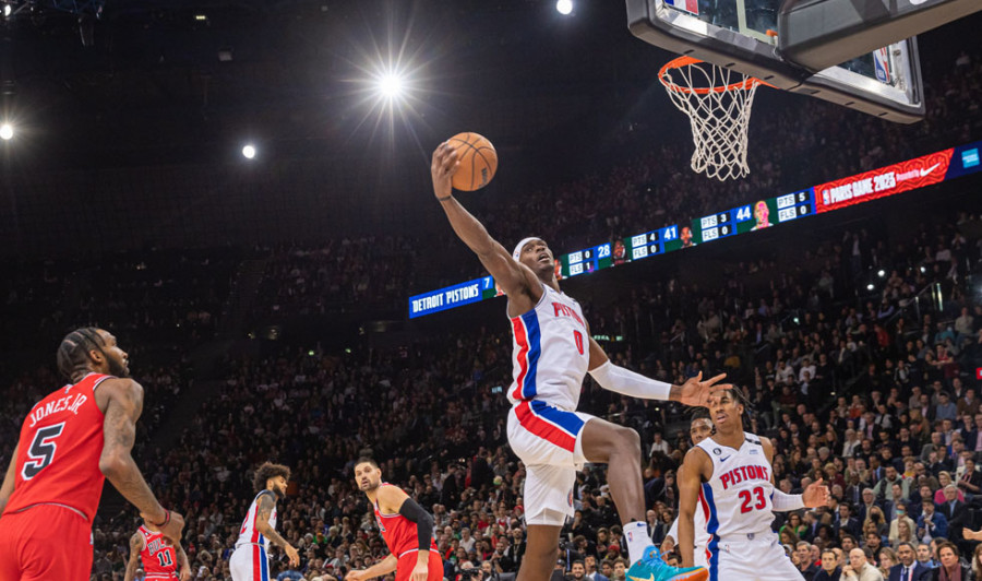 Triunfo de los Bulls ante los Pistons en el regreso de la NBA a Europa (126-108)