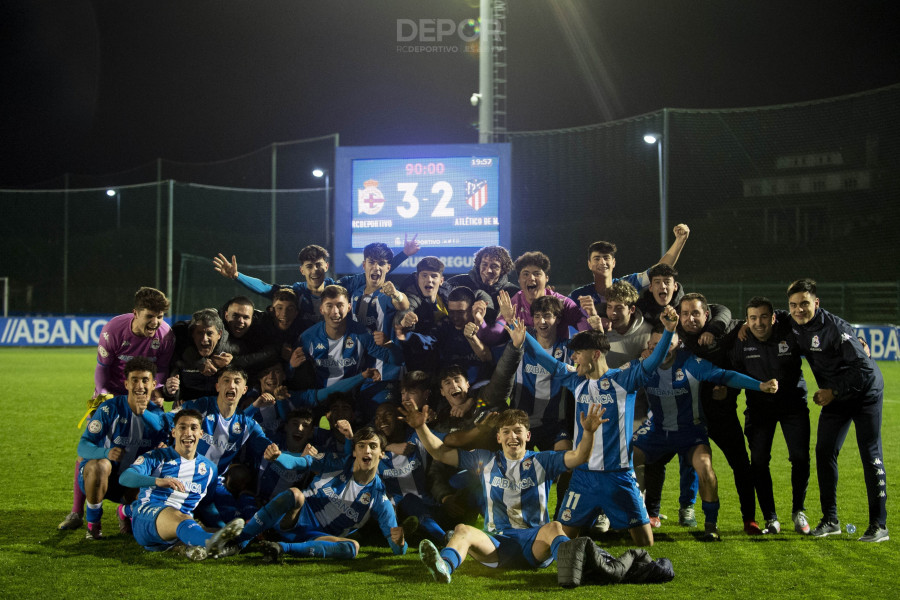 Los apuntes de una tarde memorable en Abegondo en el Depor-Atleti